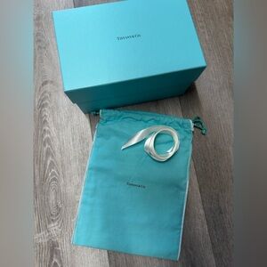 Tiffany & Co. Empty Pouch and Turquoise Gift Box/Ribbon